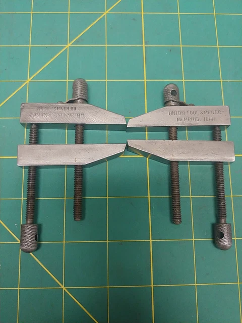 Union Tool & MG G CC Parallel Clamps vise  Machinist  made in USA.