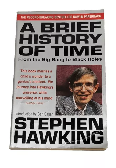A Brief History of Time by Stephen Hawking (paperback) 1988