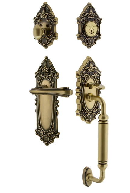 Nostalgic Warehouse VICFLR_ESET_234_CG_RH Victorian Right Handed - Brass