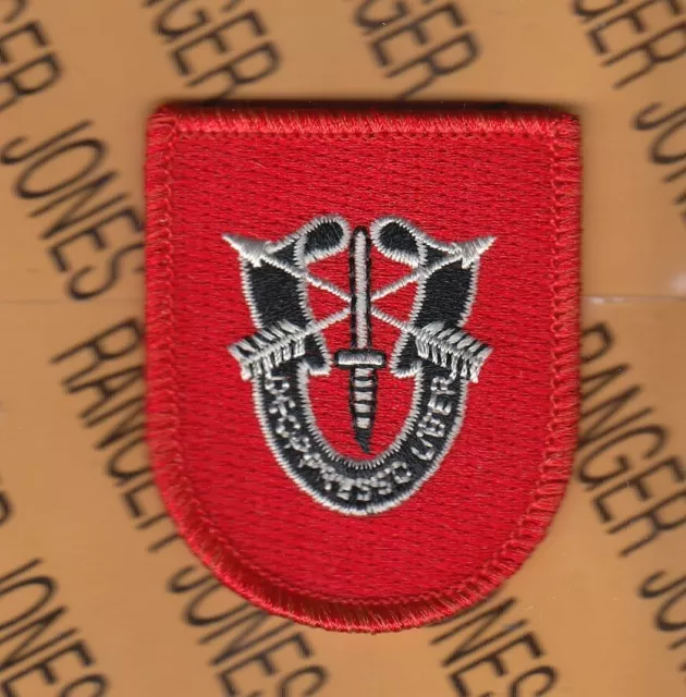 7TH SPECIAL FORCES Group Airborne SFGA DUI Crest Beret Flash Patch 2 D 