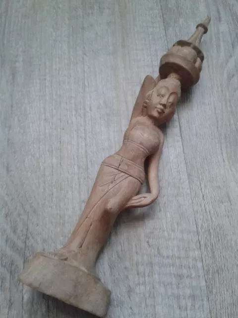 ,,GÖTIN", THAILAND? INDONESIA?, JAKARTA?,ca.19 cm.,HOLZ,SEHR SCHÖN, SEHR ALT!!!