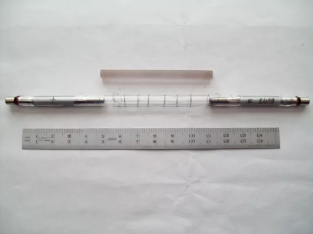 Set of Nd:YAG laser rod 5 x 65 mm and matching size Xe flashlamp