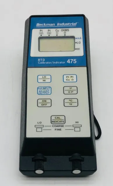 Beckman Industrial Rtd 475 Calibrator/Indicator  *Not Tested*