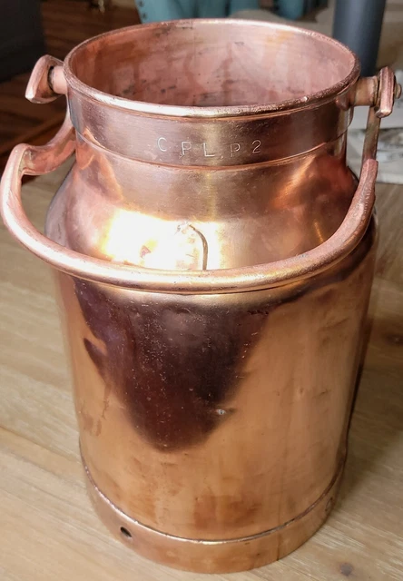 VINTAGE COPPER MILK can Container Antique £593.04 - PicClick UK