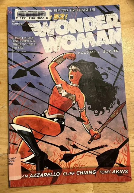 DC Comics - Wonder Woman Volume 1 Blood - Graphic Novel TPB