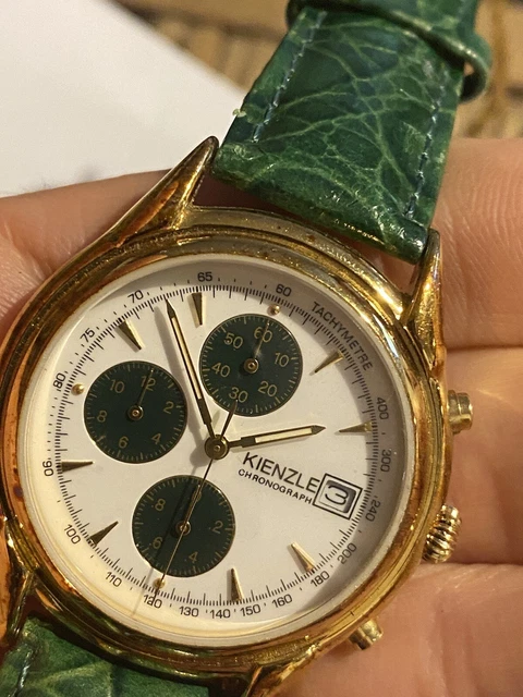 CRONOGRAFO QUARTZ KIENZLE Nuovo Mai Indossato Vintage EUR 80,00