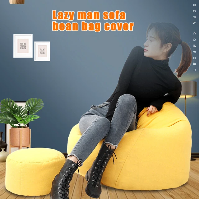 Beanbag Cover Non Filler Furniture Animal Toy Lazy Living Room Stuffed Storage