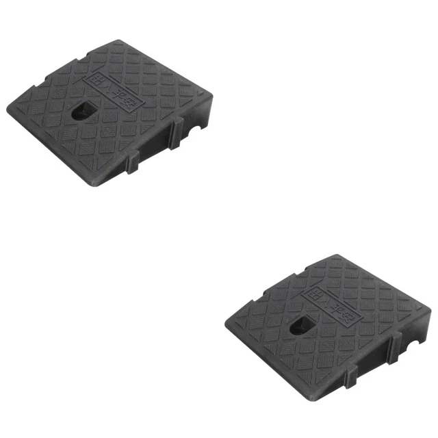 2pcs Praktische Kunststoff Neigung Rampenrampe Rampe Rampe Outdoor Verwenden