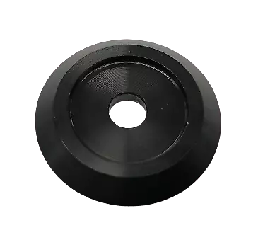 Racing Body Bolt Washer 1-1/4" Od Black Aluminum Set Of 10