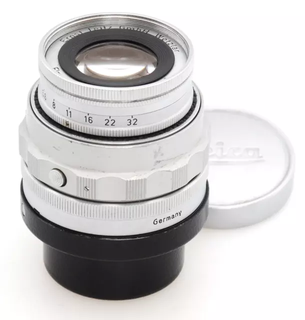 Leica Elmar 4/9cm collapsible lens silver
