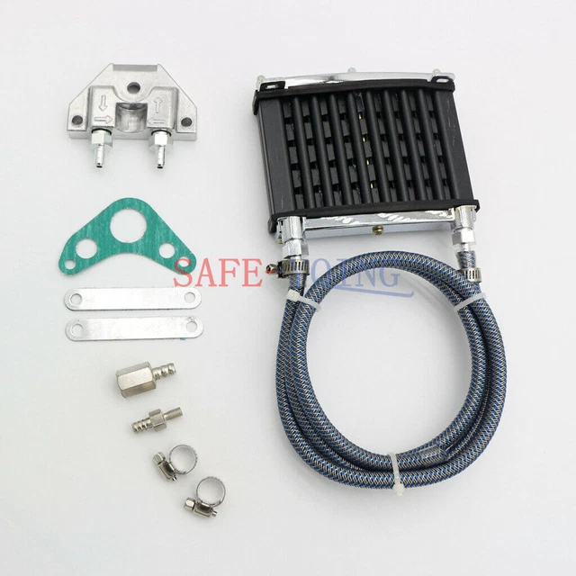 Oil Cooler Cooling Radiator For 125cc 140cc 150cc Motor Dirt Pit Bike ATV Black