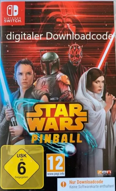 NEU für Nintendo Switch Spiel Star Wars Pinball Game Downloadcode Key Code Email