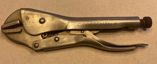 Vintage CRAFTSMAN I-Circle Series 9” Vise Grip Style Locking Pliers Tool USA