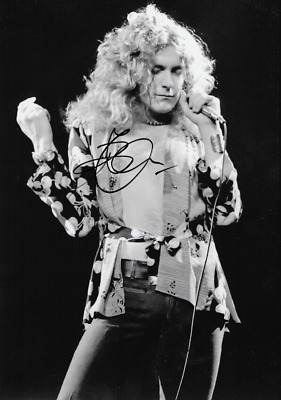 Robert Plant Musician Led Zeppelin Signed Photograph 2 *With Proof & COA*