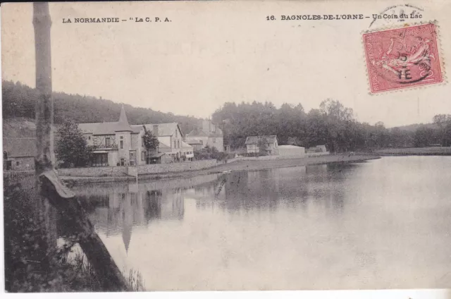 Cpa Cars Of The Orne A Corner Of The Lake