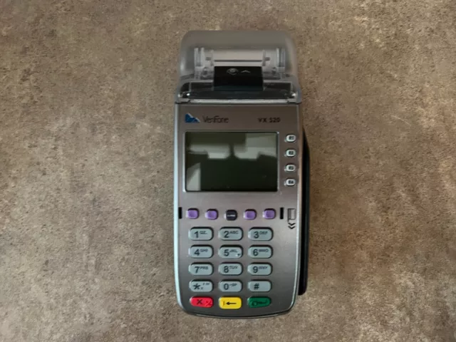 Verifone VX520 Credit Card Machine Terminal Reader M252-753-03-NAA-3 DRDB-2 2