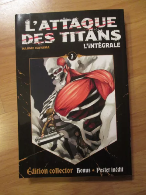 L'attaque Des Titans L'integrale  N° 3  Edition Collector Hachette