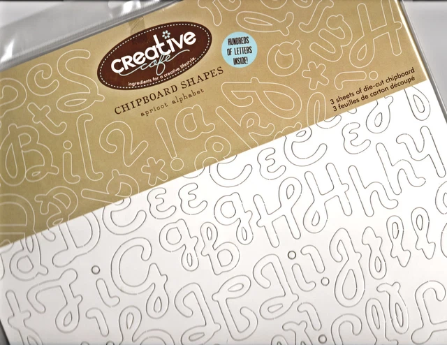 Creative Cafe AGLOMERADO ALBARICOQUE ALFA/PUNTO/ #s álbum de recortes artesanales ¡100S DE PIEZAS!