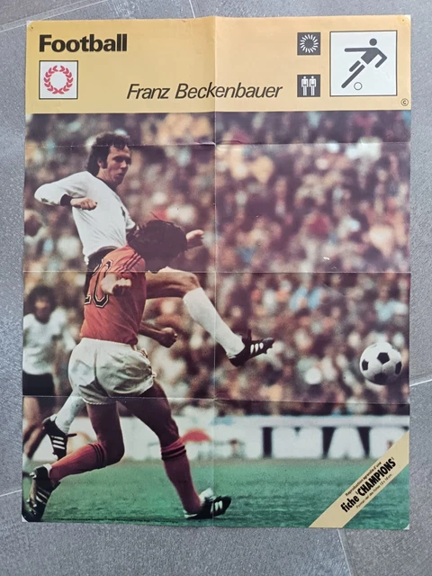 FRANZ BECKENBAUER BAYERN Munich Football Autographe Carte Signé (Oy-3693 EUR 31,66 - PicClick FR