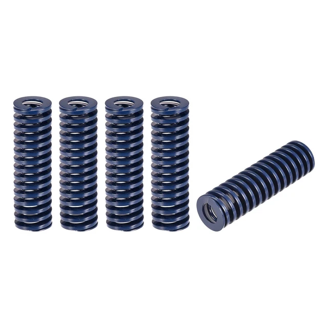 Dado Molla, 5pz 22mm OD 75mm Lungo Spirale Stampaggio, Blu