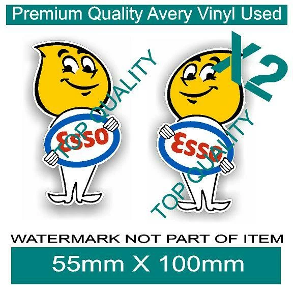 VINTAGE 1960S ESSO Oil Drop Man Keyring Brand New Still In Packaging - Foto 3