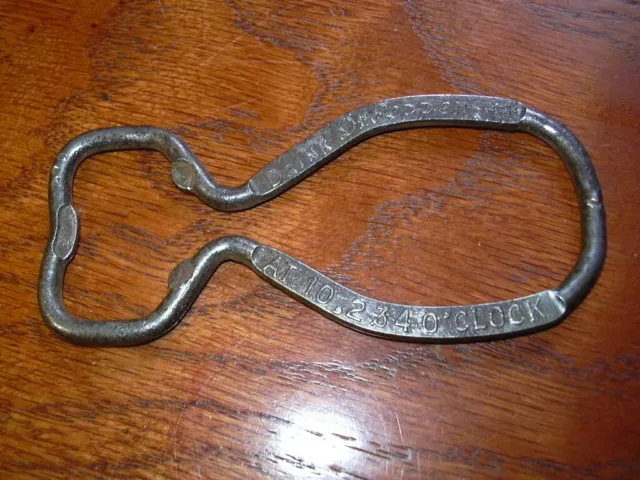 Vtg Dr Pepper Metal Bottle Opener ‘Drink a Bite To Eat’ Marked
