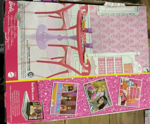 Mattel Barbie Glam Dining Set unopened 3