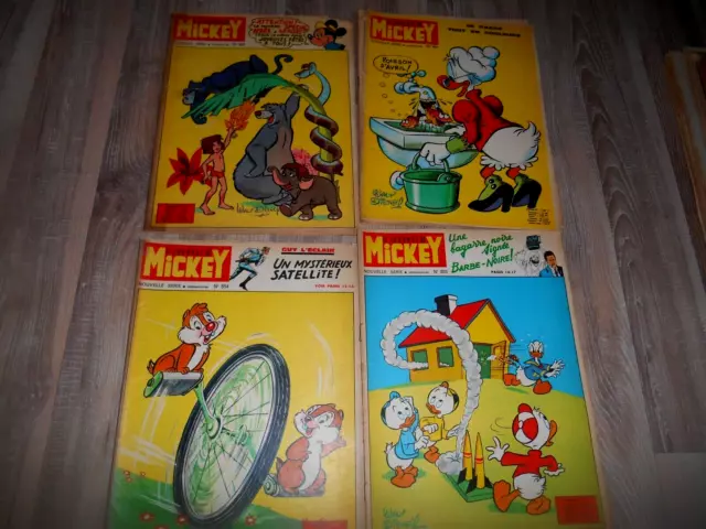 Lot De 18 Numeros Entre Le 800 Et 1000, Le Journal De Mickey, Annee 1968 3