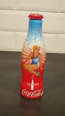 Lot De Bouteilles Collector Coca-Cola - Édition '125 Ans De La Marque' En Métal
