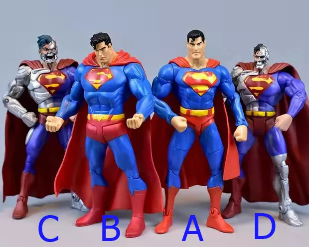 Figura de acción DC Direct Collectibles Superman Cyborg Superman 6" SUELTA