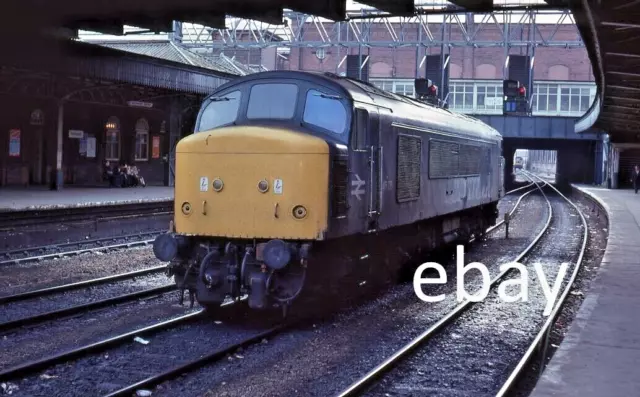 ORIGINAL 35mm RAILWAY SLIDE BR DIESEL 45135 AT NOTTINGHAM in JUNE 1979