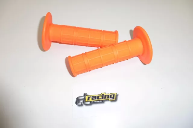 Griffgummi Griff Griffgummis Lenkergriffe Enduro Mx Motocross Cross Quad orange