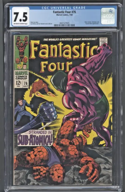 Fantastic Four #76 (Marvel Comics) CGC 7.5 *1st Appearance of Indestructible One