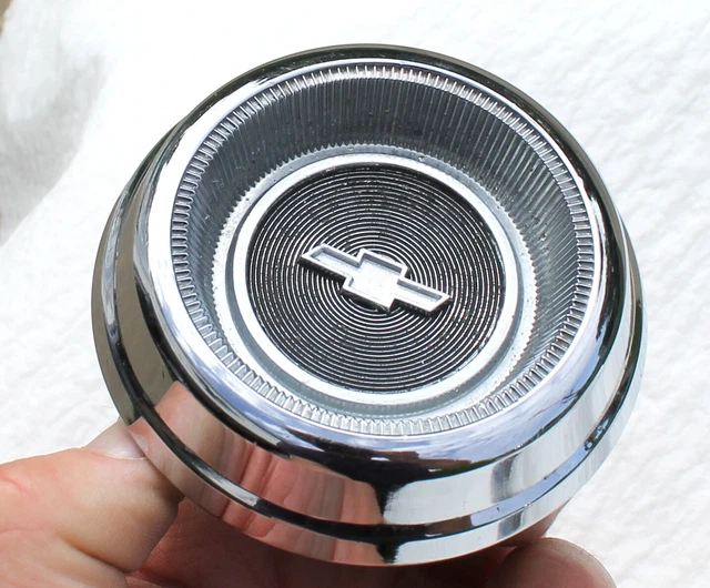 1965 Chevrolet Nova (Chevy 2)  Steering Wheel Center Cap Horn Button OEM 3858191