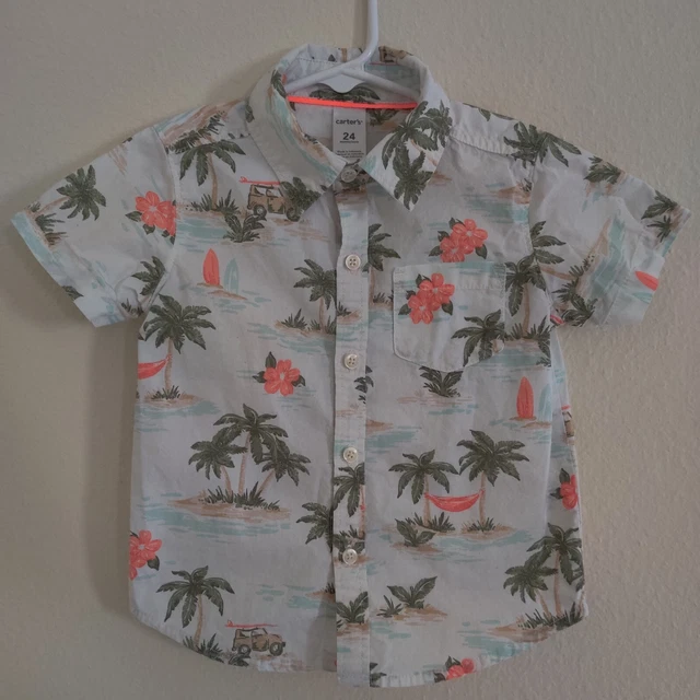 Carter's baby boy Tropical button-ups shirt
