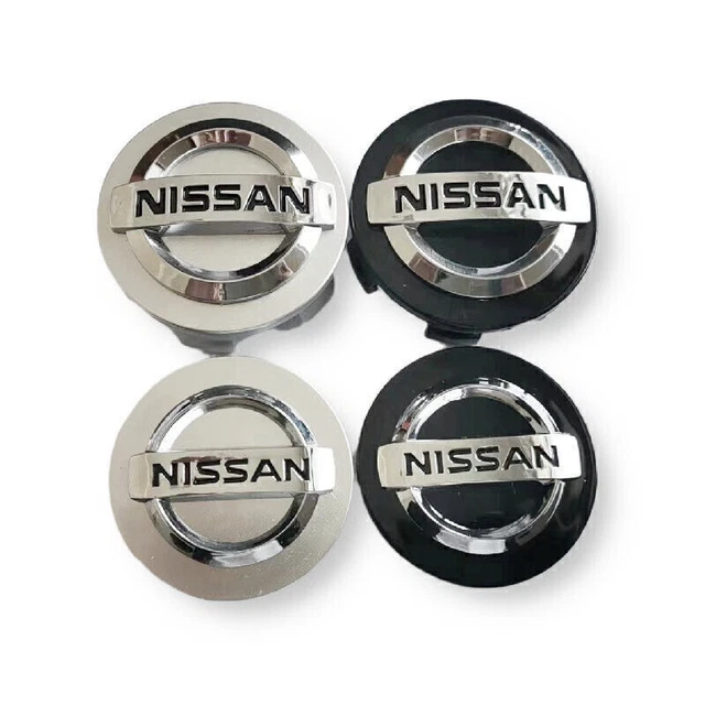 4x 54mm 60mm Für Nissan Logo Nabendeckel Emblem Felgendeckel
