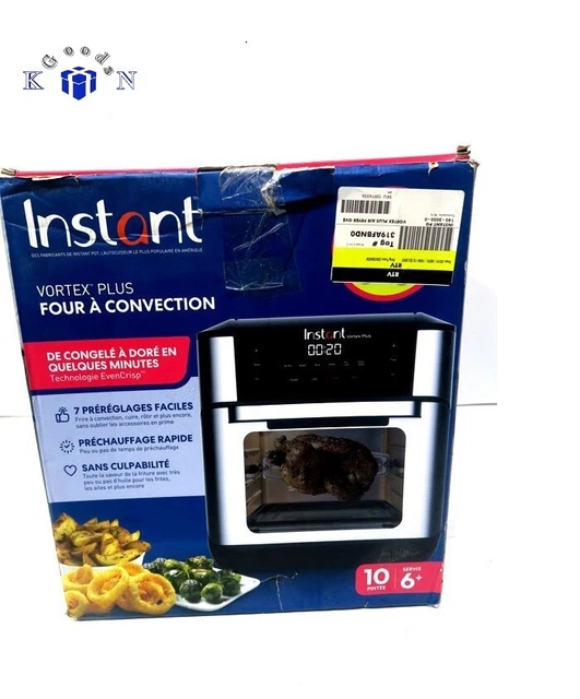 INSTANT POT VORTEX Plus 10 Quart Air Fryer,Rotisserie/Convection Oven