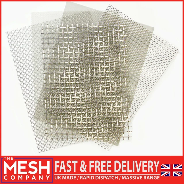 Heavy Duty Stainless Steel 304 Grade Woven Wire Mesh Sheet Many Sizes Available