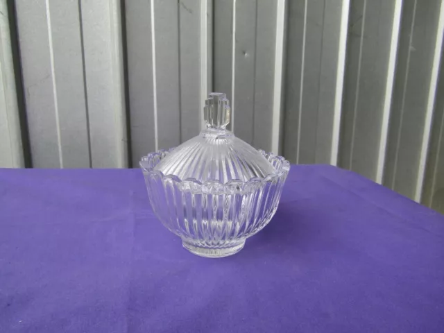 Sugar Bowl Crystal Glass Mikasa "Royal Suite" Vintage