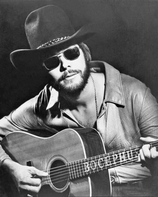 Country Singer HANK WILLIAMS JR Glossy 8x10 Photo Portrait Print