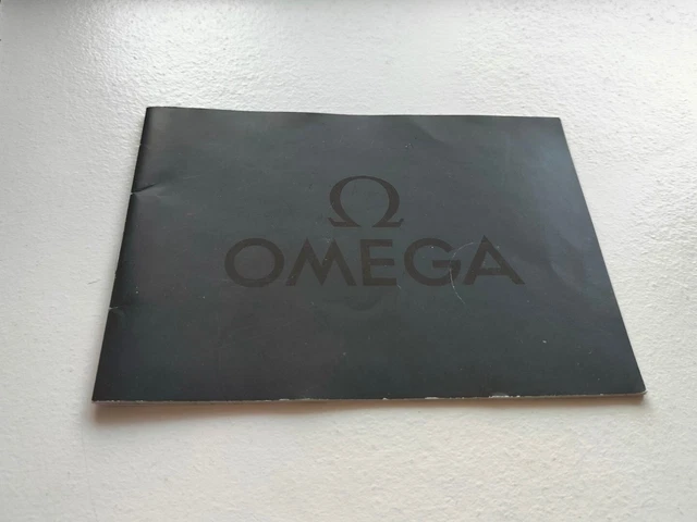 1990s OMEGA RARE ADVERTISING BROCHURE CATALOG CATALOGO SPEEDMASTER SEAMASTER 300