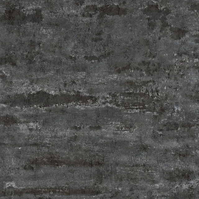 AS Creation Noir/Gris 374154 Béton Mural Papier Brillant Industriel Texture