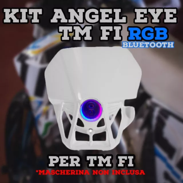 Kit Angel Eye RGB TM Fi Tutti i Modelli PLUG AND PLAY più Connettore Viti Staffa