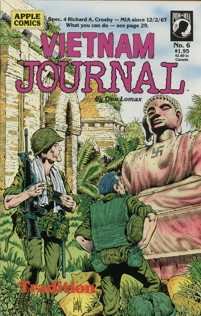Vietnam Journal #6 by Don Lomax. Apple Comics. Best war comic of past 50 years
