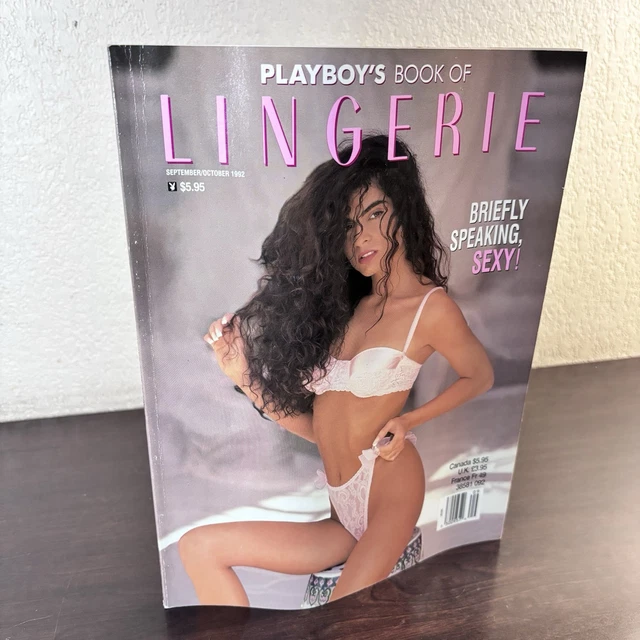 PLAYBOYS BOOK OF Lingerie Special Edition Sep/Oct 1992 Cover: Monique  Biffignani $14.99 - PicClick