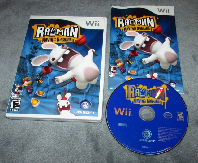 RAYMAN RAVING RABBIDS for Nintendo Wii Complete / Fast Shipping £8.87 ...