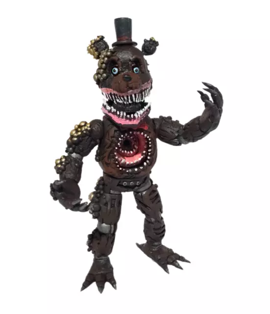 TOY FIGURE MEXICAN FIVE NIGHTS AT FREDDY 'ANIMATRONICS FREDDY COFFEE  TWISTED 9IN