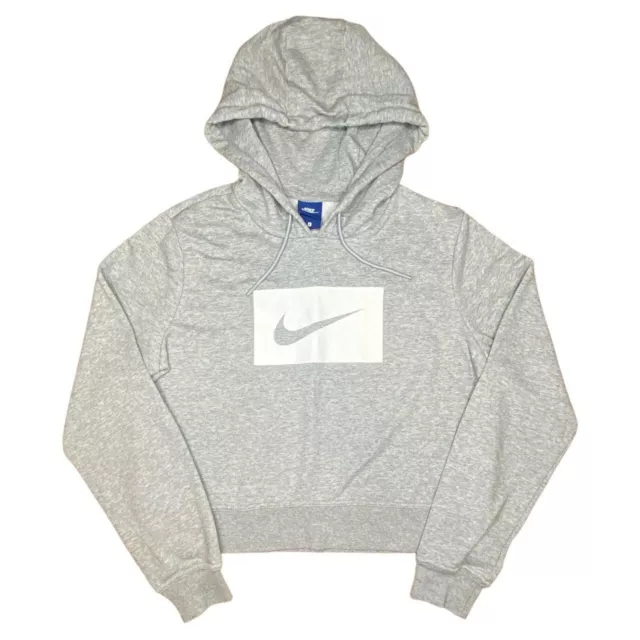 Nike swoosh crop overhead hoodie best sale