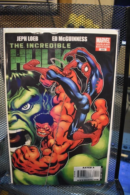 The Incredible Hulk #600 Ed McGuinness Variant Marvel Comics Jeph Loeb Red 9.0