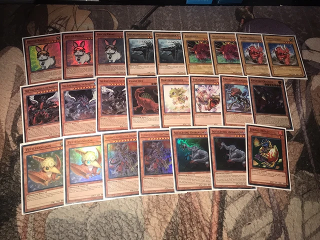 YUGIOH TRUE KING Dinosaur Deck Jurrac Dino Synchro Number $130.00 - PicClick